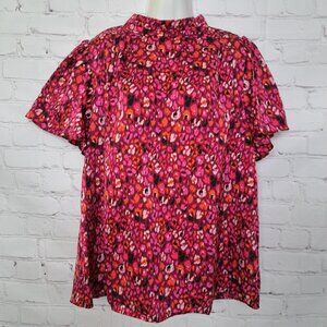 Sugarlips Abstract Print  Ultrasoft Top Size Large